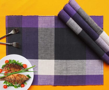 Airwill ? Cotton Dining Table Placemats ( Multicolor , Pack of 4)