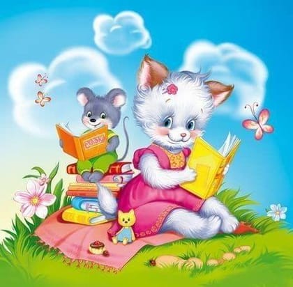 APM Cartoon Wall Sticker Fully Waterproof Vinyl Sticker self Adhesive for Living Room, Bedroom, Office, Kids Room 12X18 inches