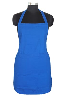Airwill, 100% Cotton Designer Self Designed Bib Apron, Sized 65cm in Width and 80cm in Length with 2 Long Straps on Both Sides and Adjustable Buckle on Top. Pack of 1 pc