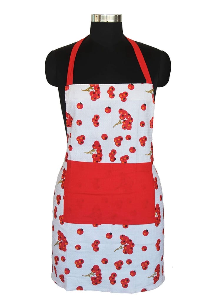 AIRWILL, 100% Cotton Designer Self Designed Bib Apron, Sized 65cm in Width and 80cm in Length with 2 Long Straps on Both Sides and Adjustable Buckle on Top. Pack of 1 pc - Dupattas & Shawls | Buy online on ZillyBuy