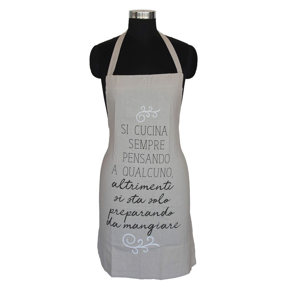 AIRWILL, 100% Cotton Designer Self Designed Bib Apron, Sized 65cm in Width and 80cm in Length with 2 Long Straps on Both Sides and Adjustable Buckle on Top. Pack of 1 pc