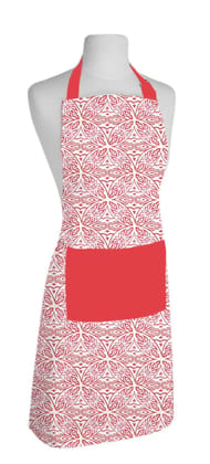 Airwill, 100% Cotton Designer Printed Aprons, Sized 65cm in Width & 80cm in Length with 1 Center Pocket, Adjustable Buckle on Top and 2 Long Ties on Both 2 Sides. Pack of 1 Piece Airwill, 100% Cotton Designer Printed Aprons, Sized 65cm in Width & 80cm in Length with 1 Center Pocket, Adjustable Buckle on Top and 2 Long Ties on Both 2 Sides. Pack of 1 Piece
