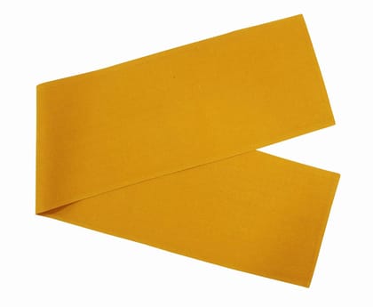 Airwill, Cotton Plain Pattern Table Runner 30x152cm (Yellow) - Pack of 1