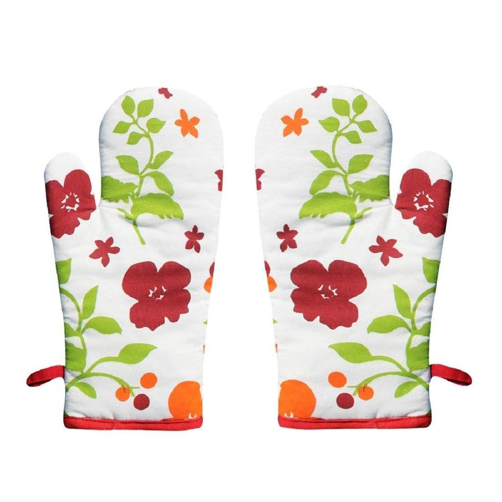 AIRWILL, 100% Cotton Kitchen Padded Oven Gloves, Mitts (Pack of 2) - Gloves | Buy online on ZillyBuy