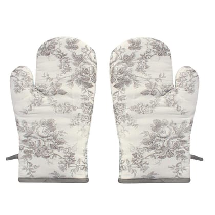 AIRWILL, 100% Cotton Kitchen Padded Oven Gloves, Mitts (Pack of 2)