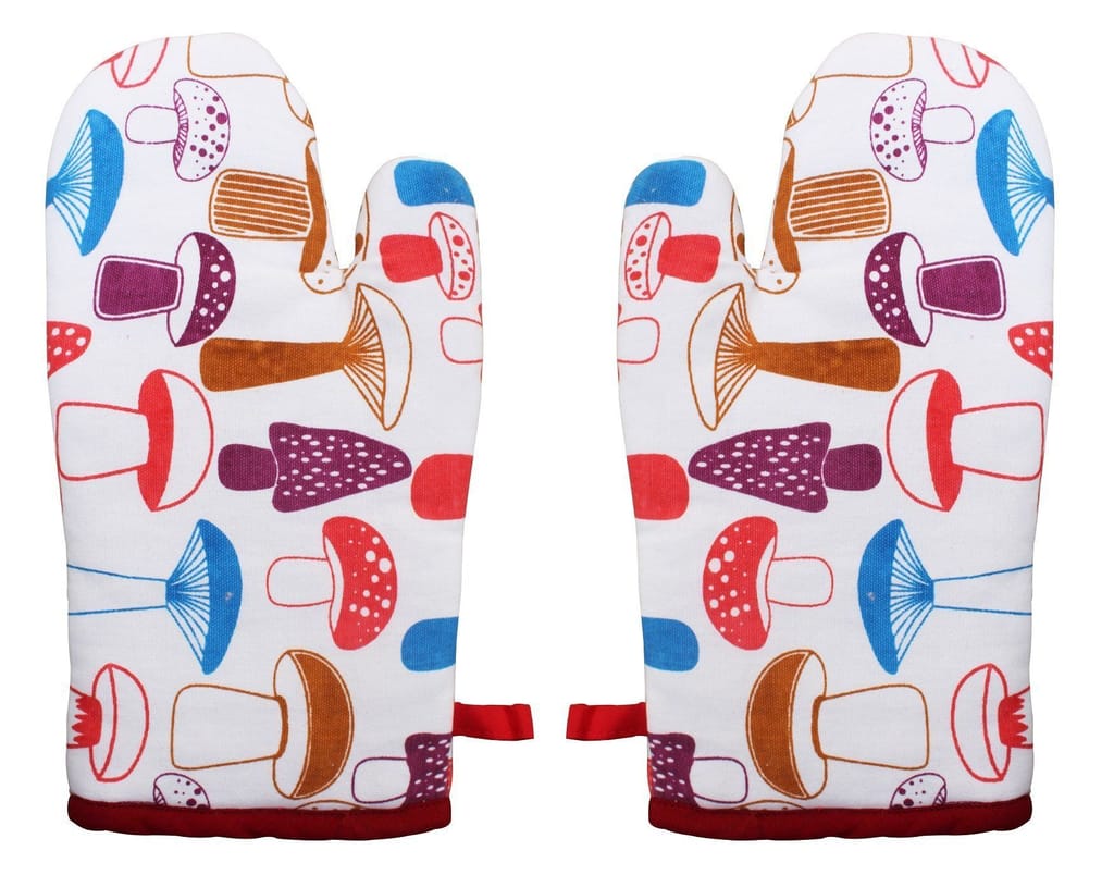 Airwill, Cotton Heart Resistant Oven Gloves (Pack of 2 Pieces) - Gloves | Buy online on ZillyBuy