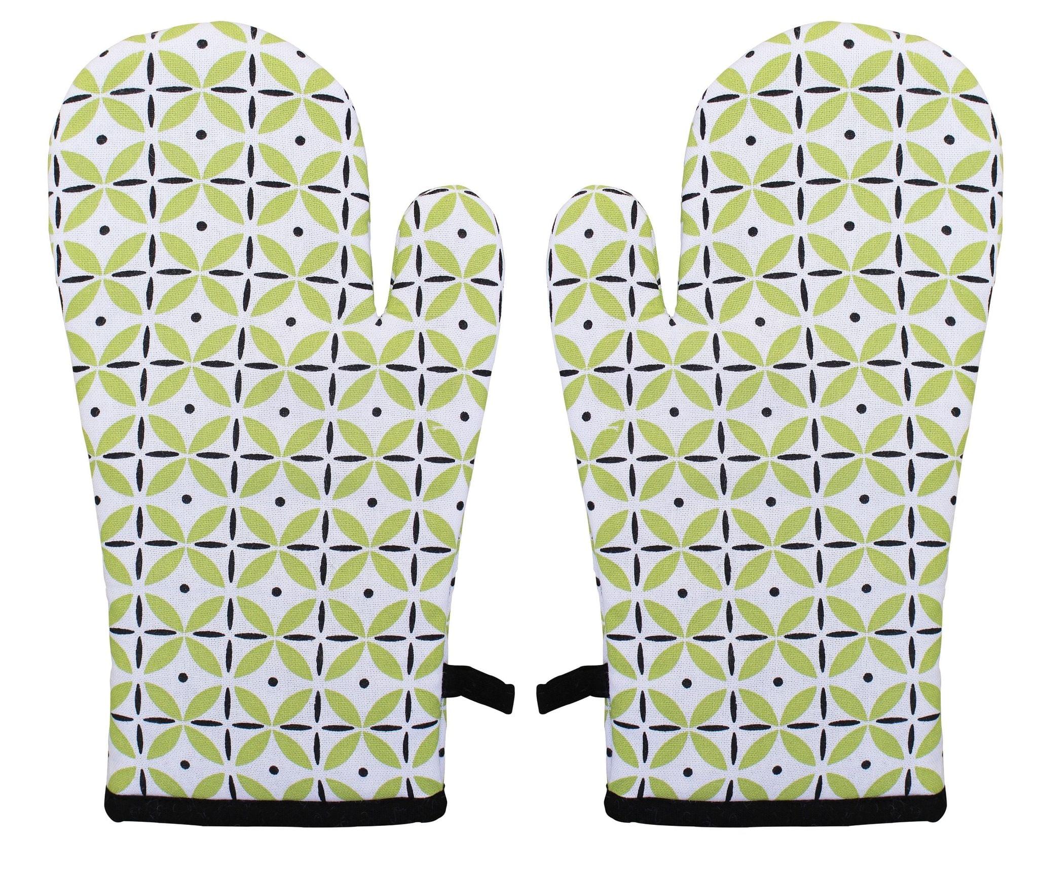 Airwill, Cotton Heart Resistant Oven Gloves (Pack of 2 Pieces)