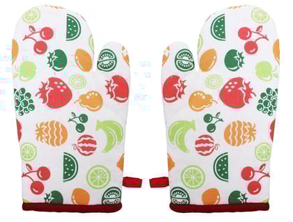 Airwill, Cotton Heart Resistant Oven Gloves (Pack of 2 Pieces)