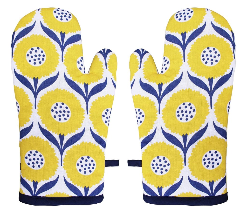 Airwill, Cotton Heart Resistant Oven Gloves (Pack of 2 Pieces)