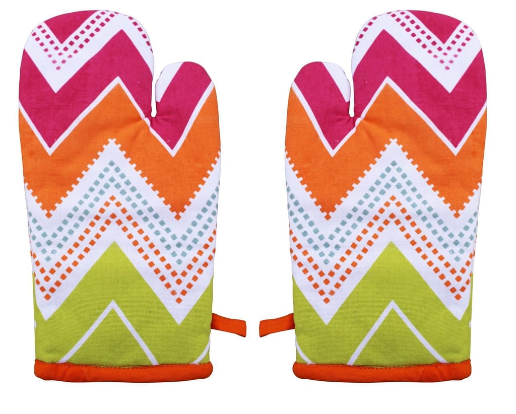 Airwill, Cotton Heart Resistant Oven Gloves (Pack of 2 Pieces) - Gloves | Buy online on ZillyBuy