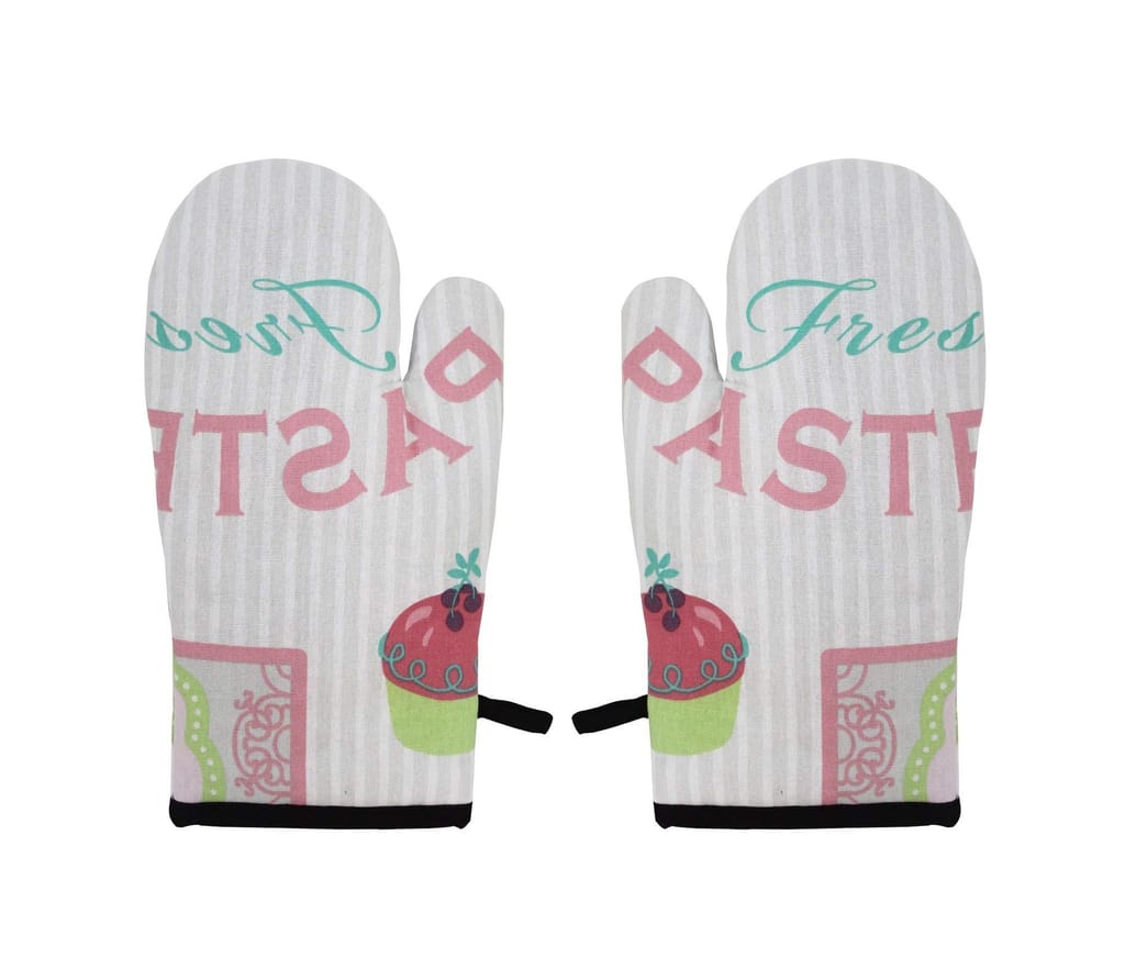 AIRWILL, 100% Cotton Kitchen Padded Oven Gloves, Mitts (Pack of 2) - Gloves | Buy online on ZillyBuy