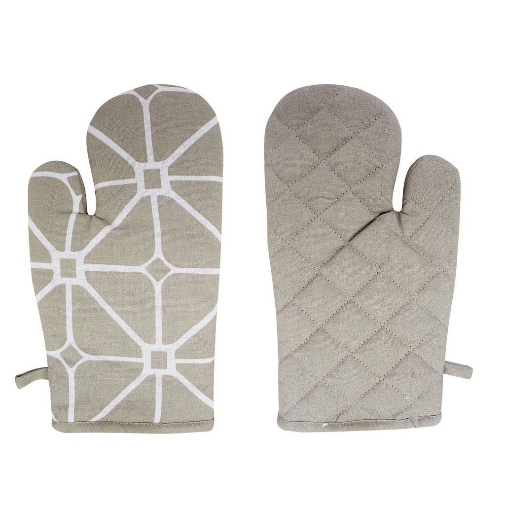 AIRWILL, 100% Cotton Kitchen Padded Oven Gloves, Mitts (Pack of 2) - Gloves | Buy online on ZillyBuy