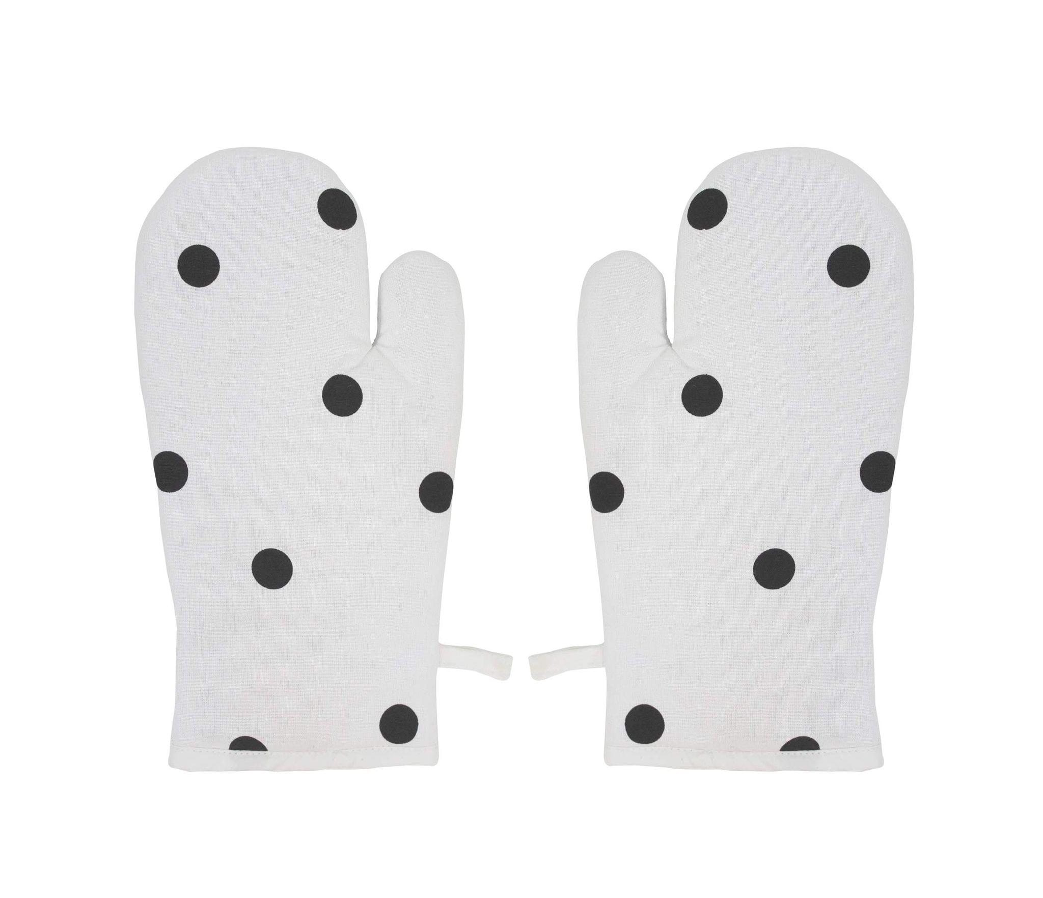 AIRWILL, 100% Cotton Kitchen Padded Oven Gloves, Mitts (Pack of 2)