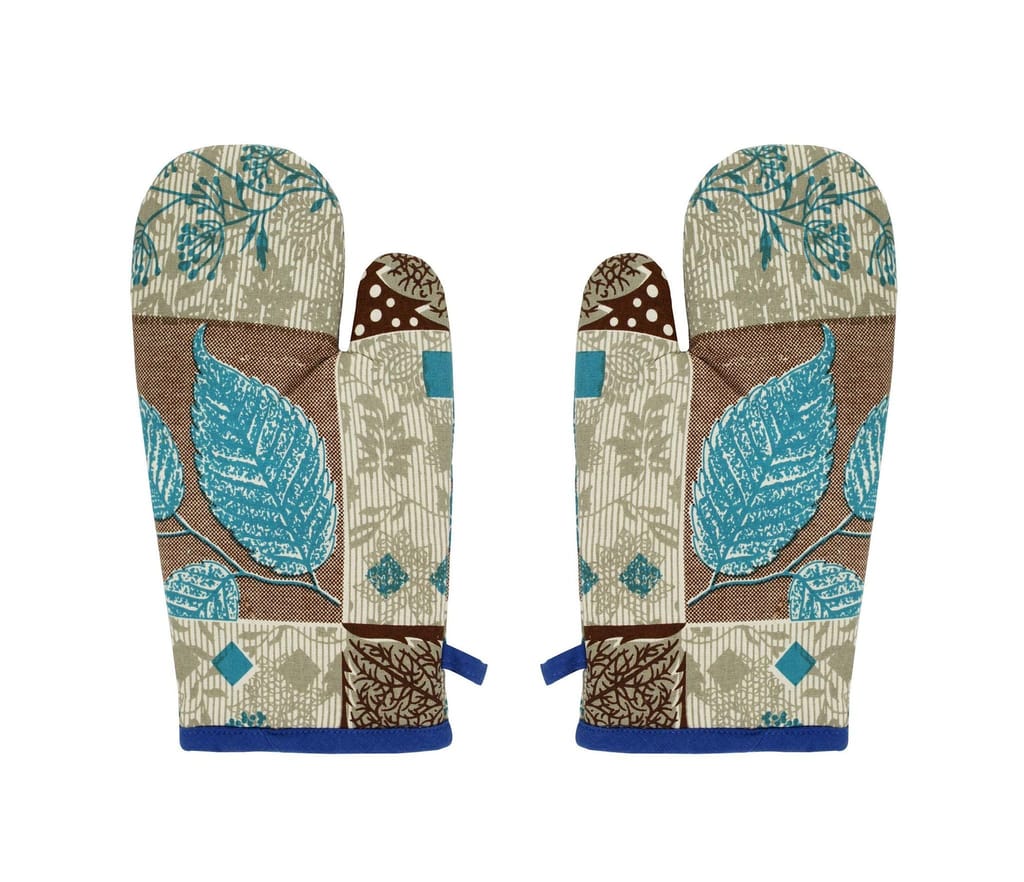 AIRWILL, 100% Cotton Kitchen Padded Oven Gloves, Mitts (Pack of 2) - Gloves | Buy online on ZillyBuy