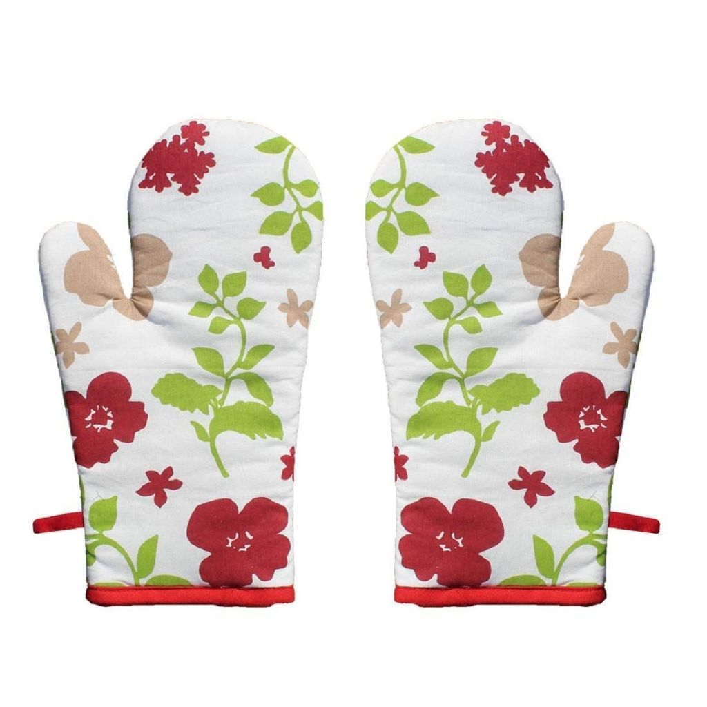 AIRWILL, 100% Cotton Kitchen Padded Oven Gloves, Mitts (Pack of 2) - Gloves | Buy online on ZillyBuy