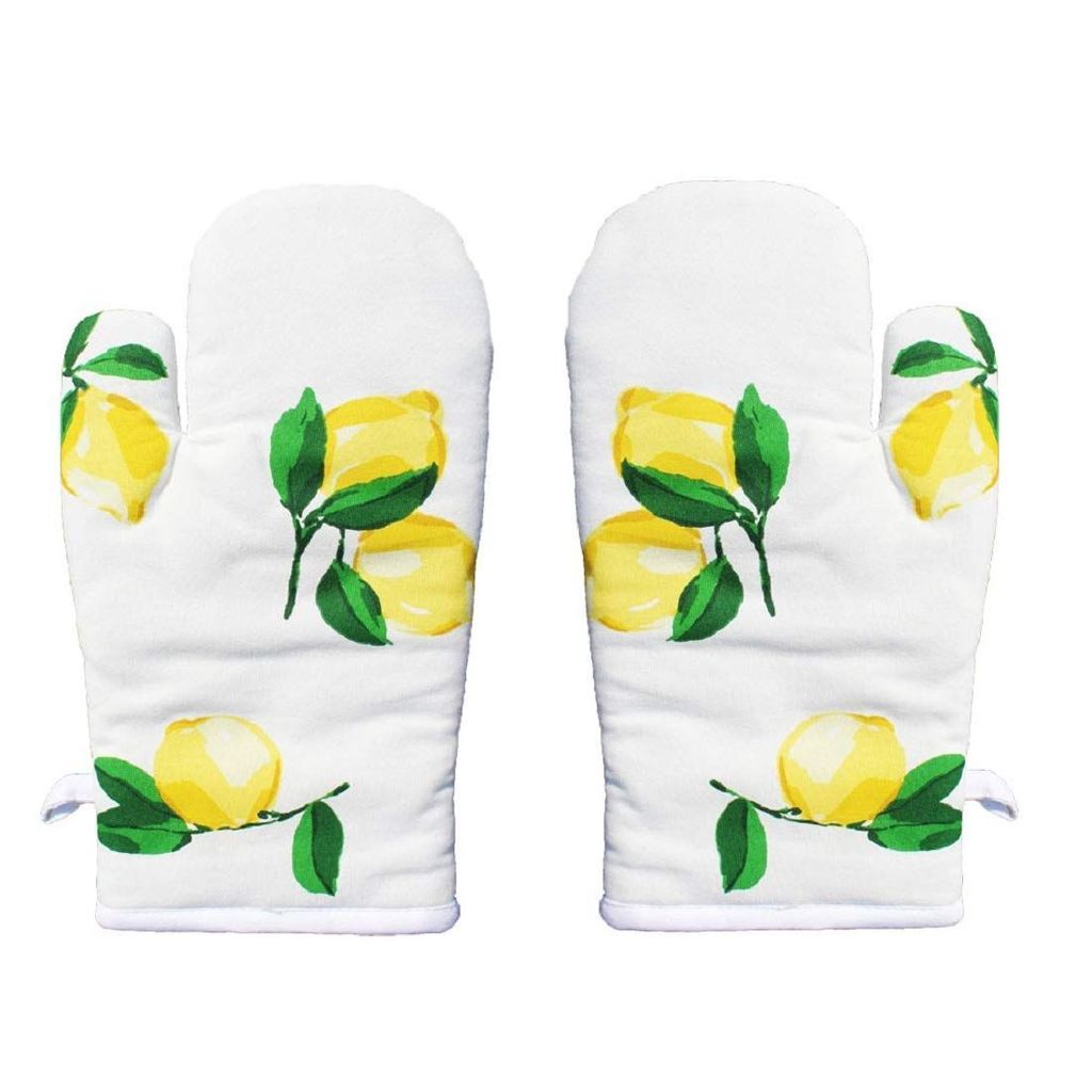 AIRWILL, 100% Cotton Kitchen Padded Oven Gloves, Mitts (Pack of 2)