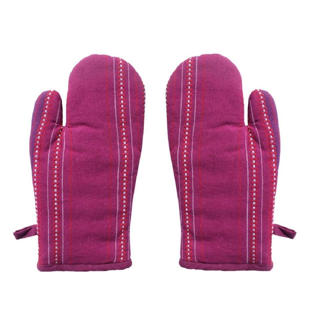 AIRWILL, 100% Cotton Kitchen Padded Oven Gloves, Mitts (Pack of 2) - Gloves | Buy online on ZillyBuy
