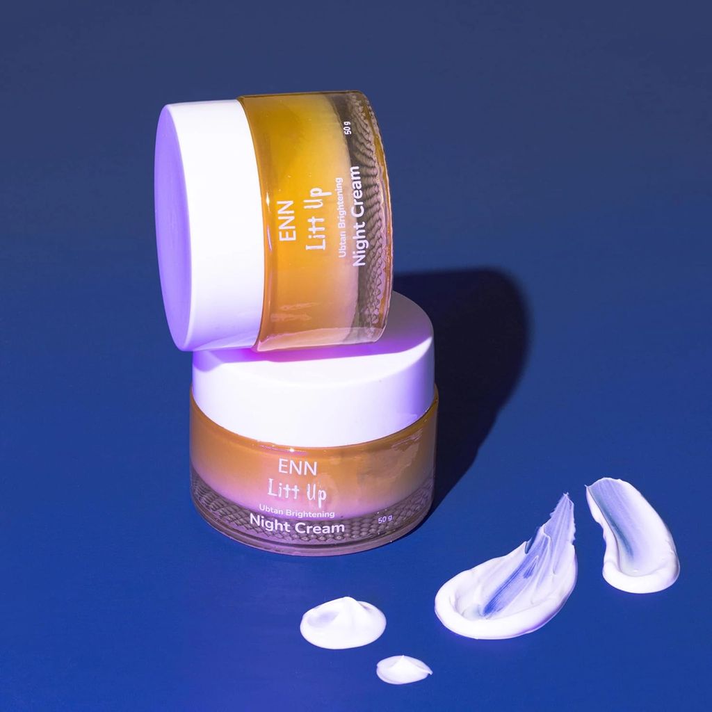 LITT UP Ubtan Brightening Night Cream With Kumkumadi & Mulethi - 50g