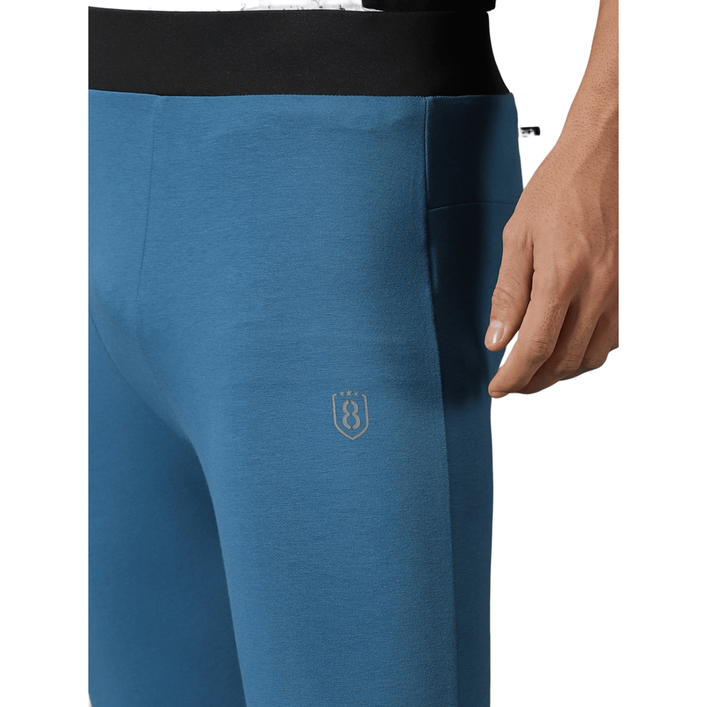 DOMIN8 Men's Elasticated Cycling/Training Tights with back Zipper pocket