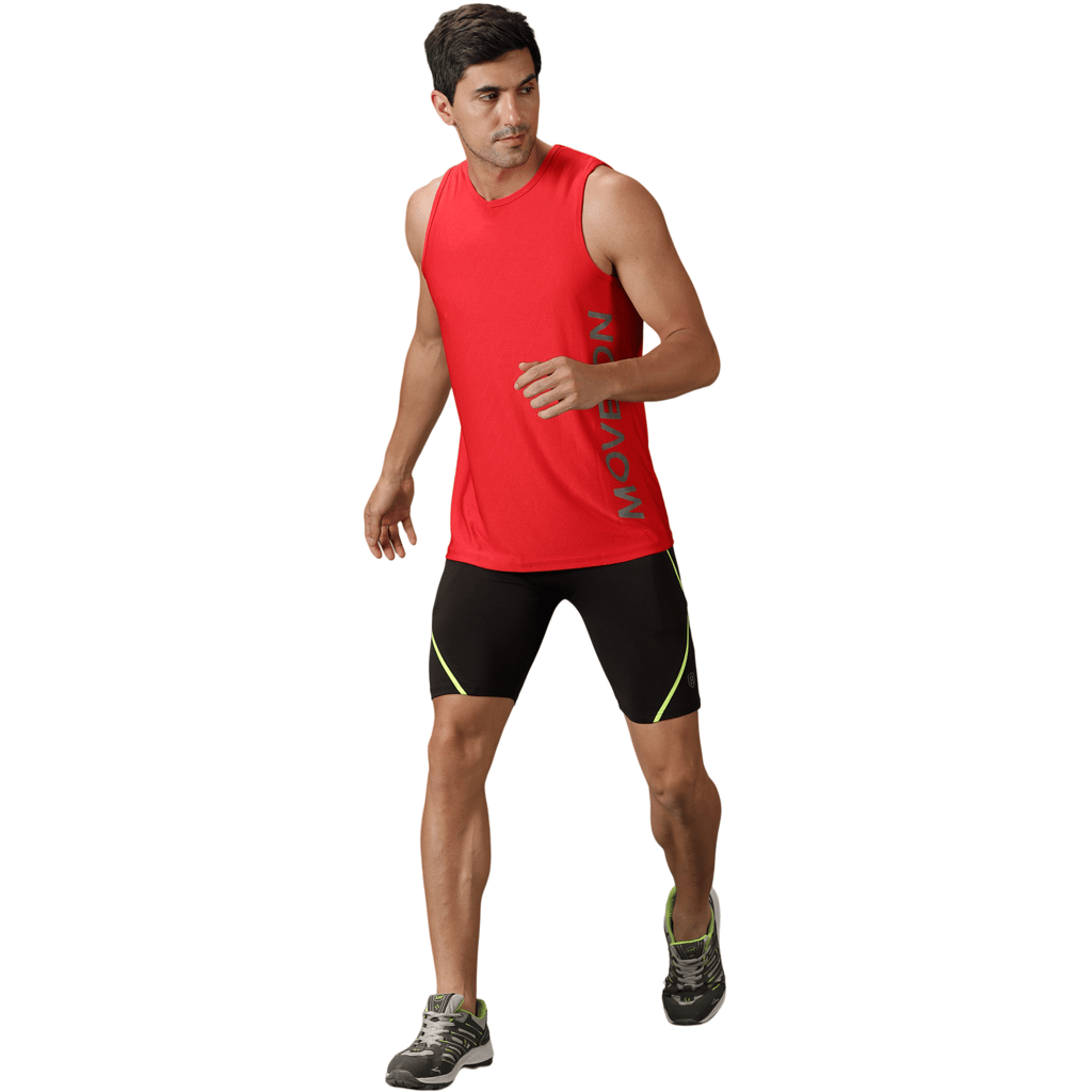 DOMIN8 Men's Elasticated cut & sew Swim Shorts with Zipper pocket