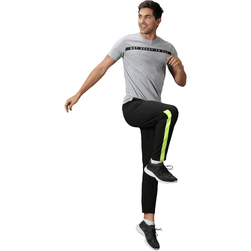 DOMIN8 Men's outdoor color block Training trousers with Slant pockets