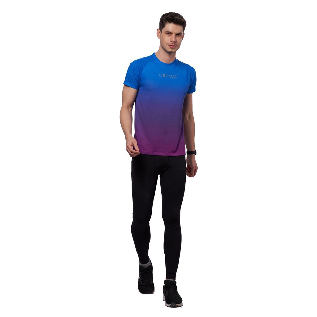 DOMIN8 Men's digital print Training T-shirt