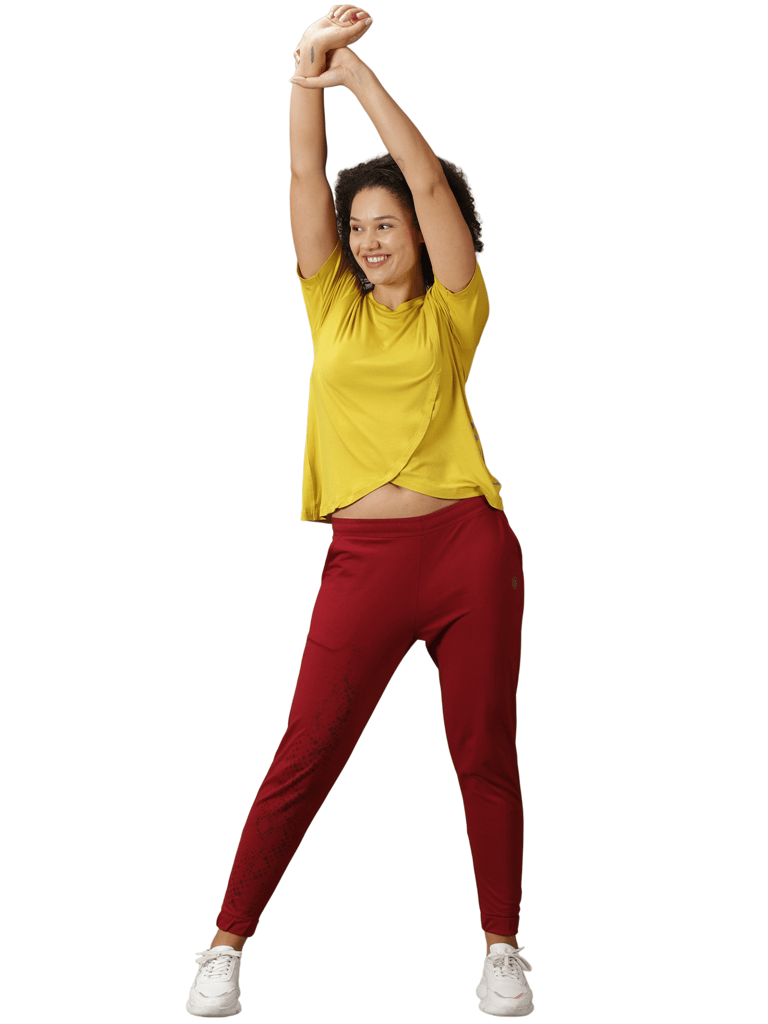 DOMIN8 Women's Asymmetrical breathable Outdoor Training Top