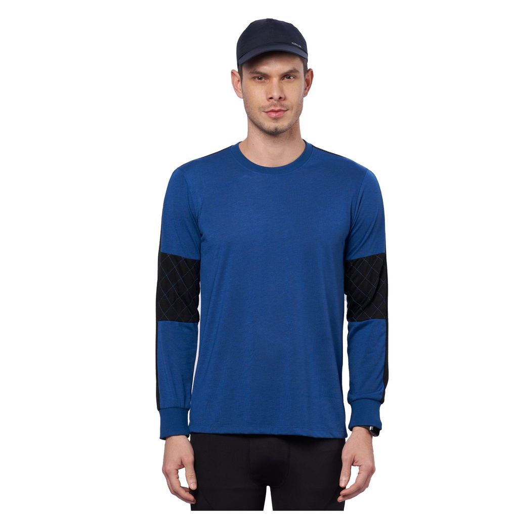DOMIN8 Men's color block full sleeve T-shirt