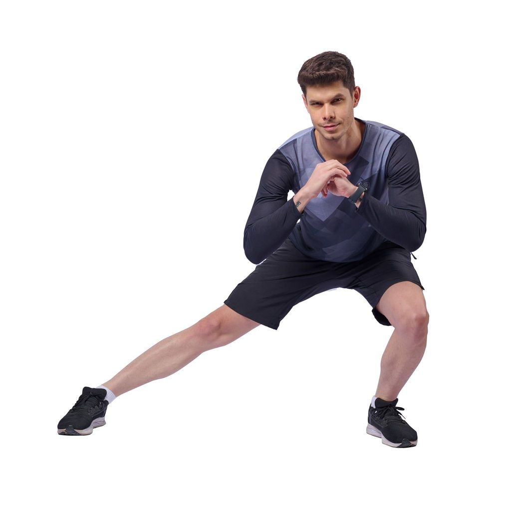 DOMIN8 Men's Digital print outdoor Training full sleeve T-shirt