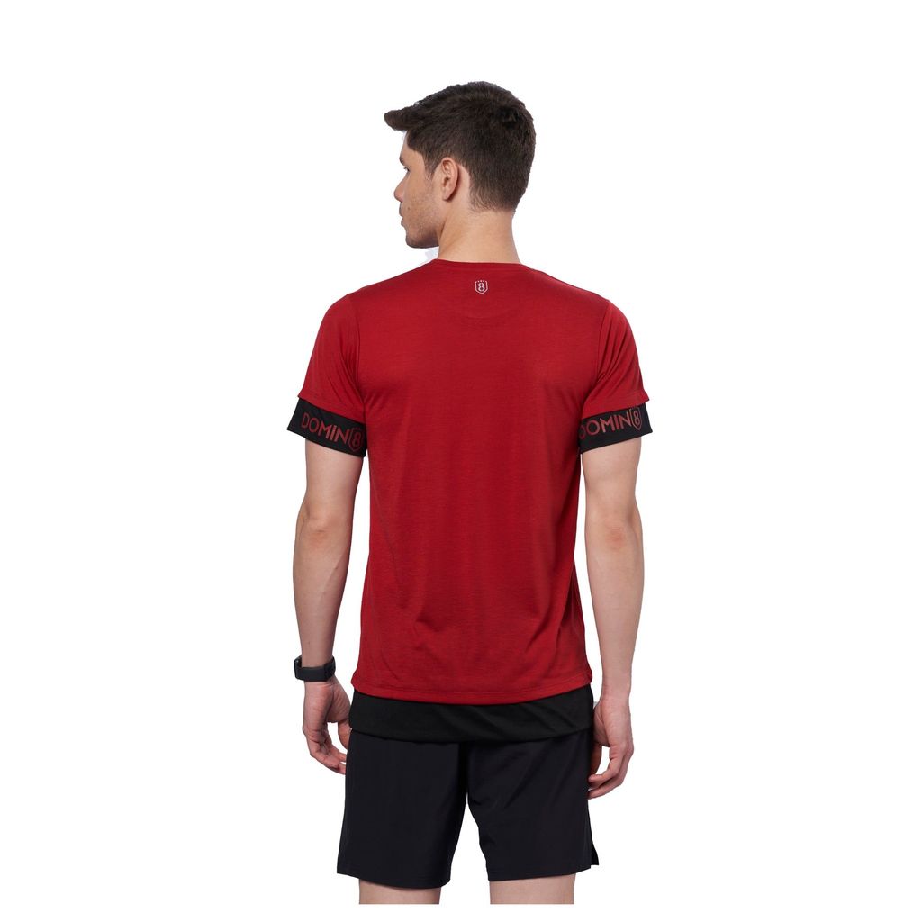 DOMIN8 Men's HD Chest Print Outdoor Oversized T-Shirt