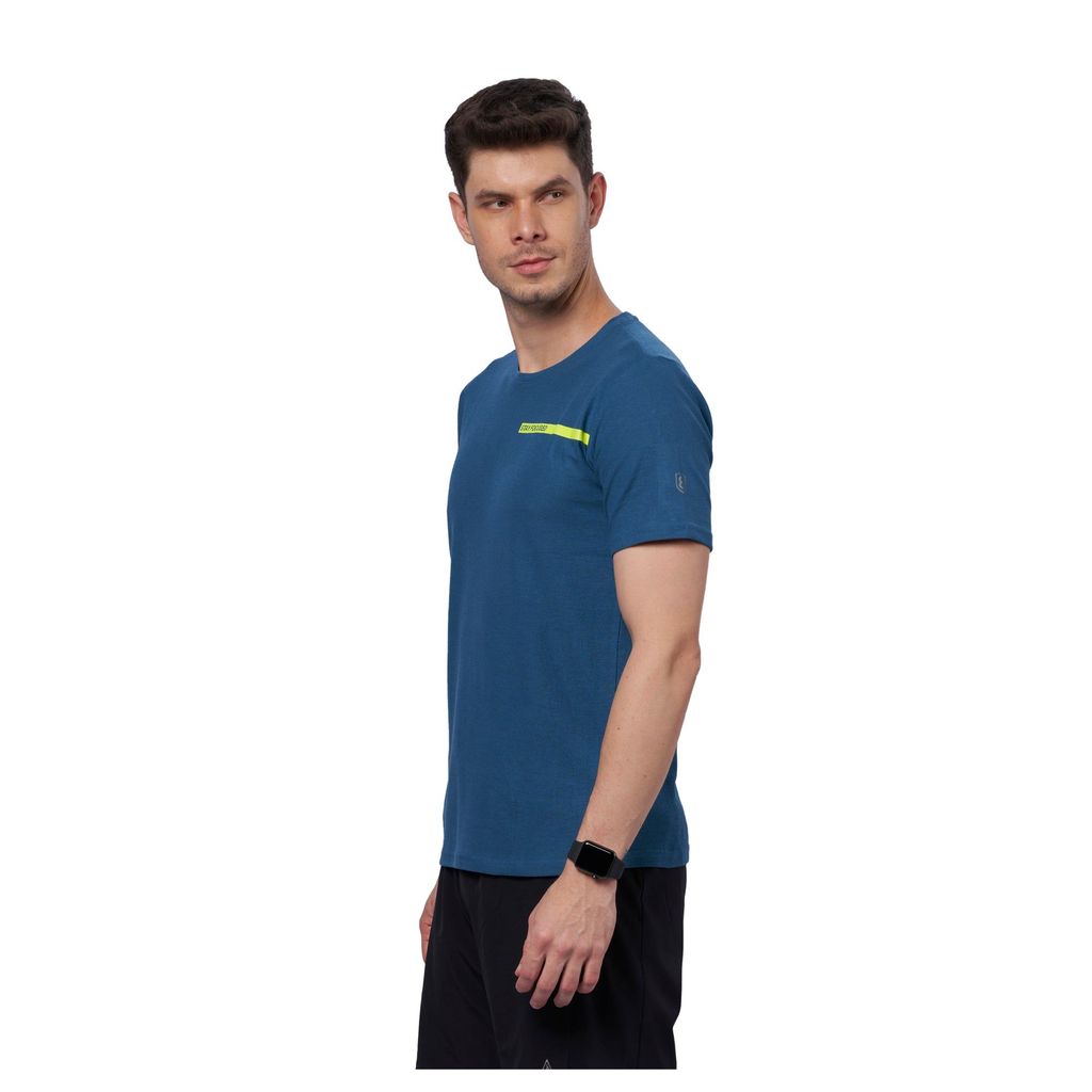 DOMIN8 Men's Breathable Training Outdoor T-Shirt (Blue)