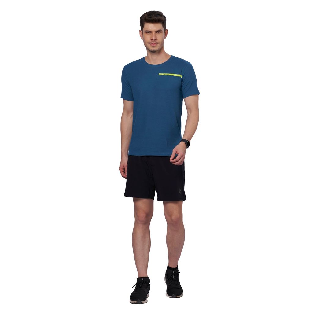 DOMIN8 Men's Breathable Training Outdoor T-Shirt (Blue)