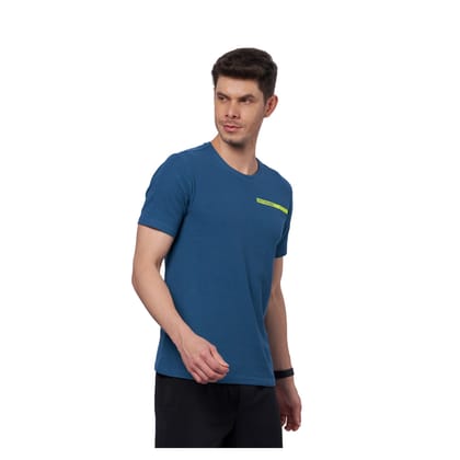 DOMIN8 Men's Breathable Training Outdoor T-Shirt (Blue)