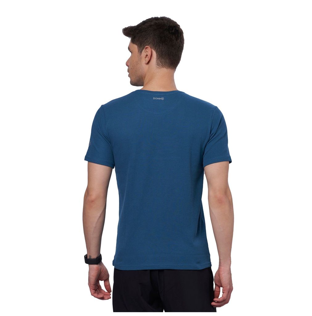 DOMIN8 Men's Breathable Training Outdoor T-Shirt (Blue)