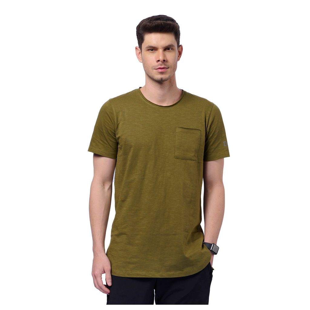 DOMIN8 Men's Raw Edge Outdoor Oversized T-Shirt