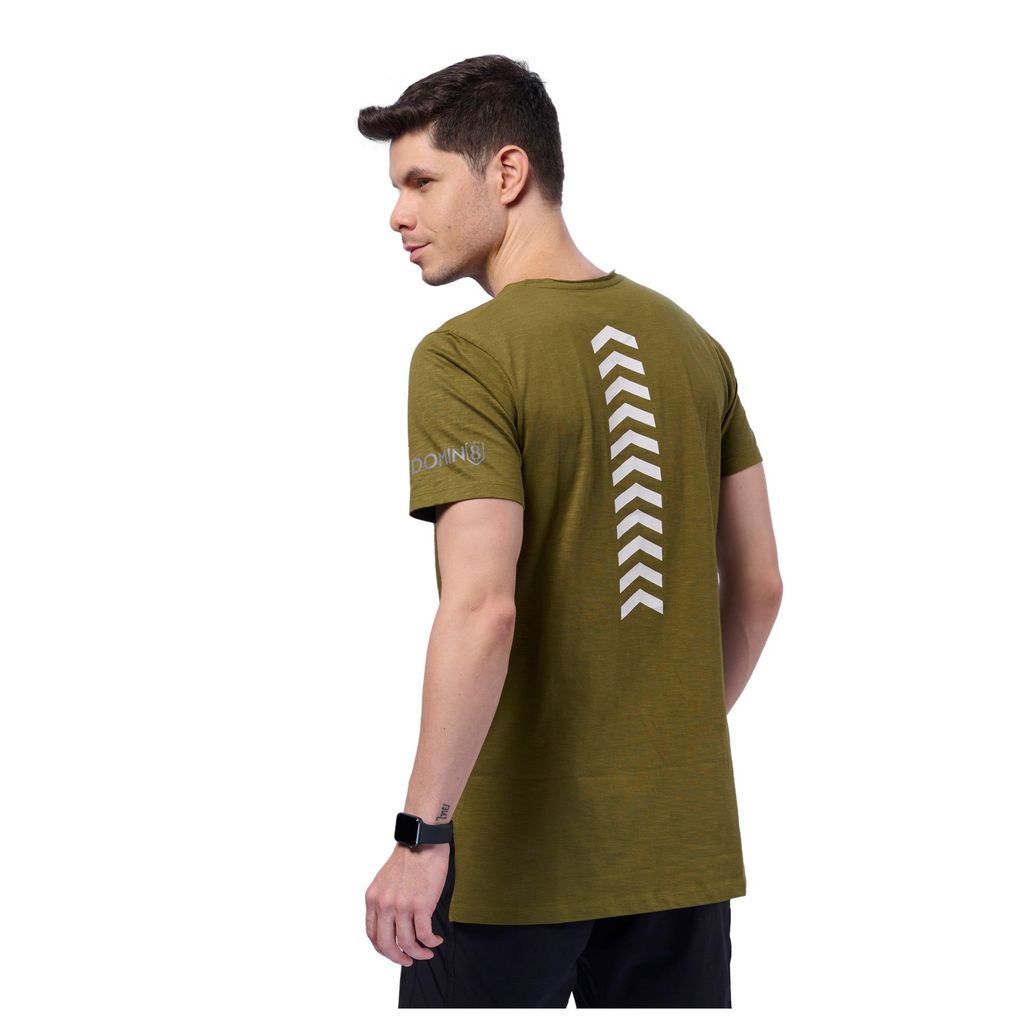 DOMIN8 Men's Raw Edge Outdoor Oversized T-Shirt