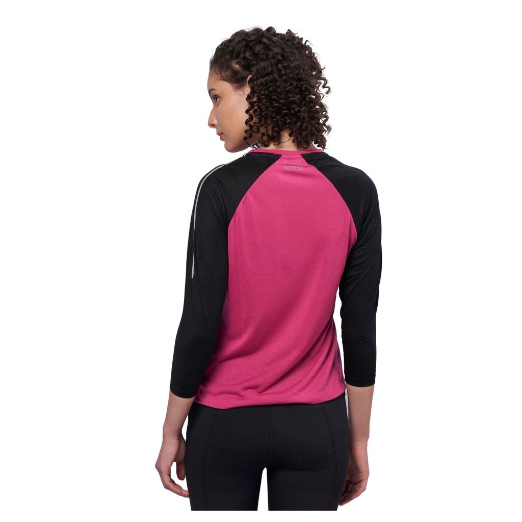 DOMIN8 Women's Raglan Full Sleeve Outdoor Training T-Shirt