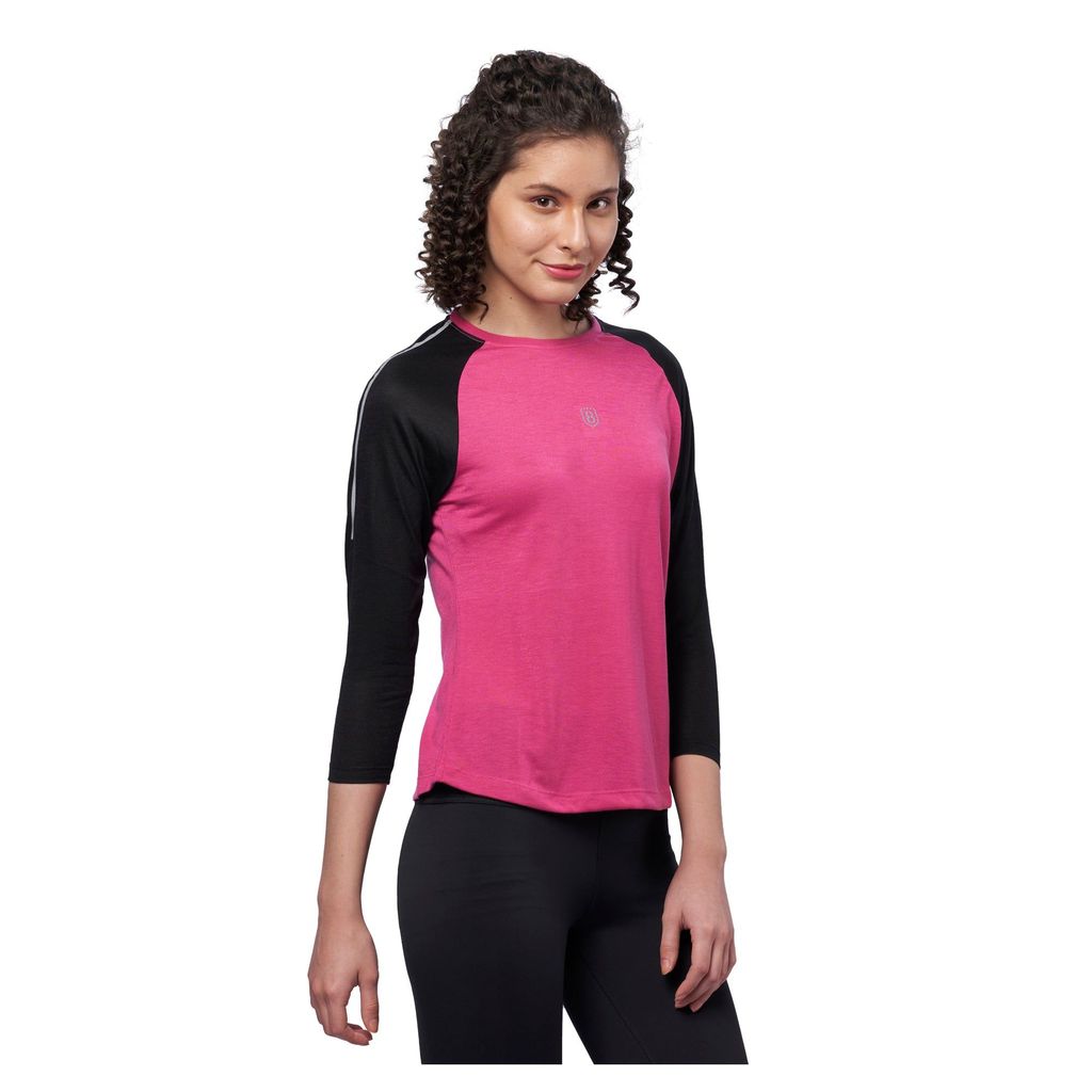 DOMIN8 Women's Raglan Full Sleeve Outdoor Training T-Shirt