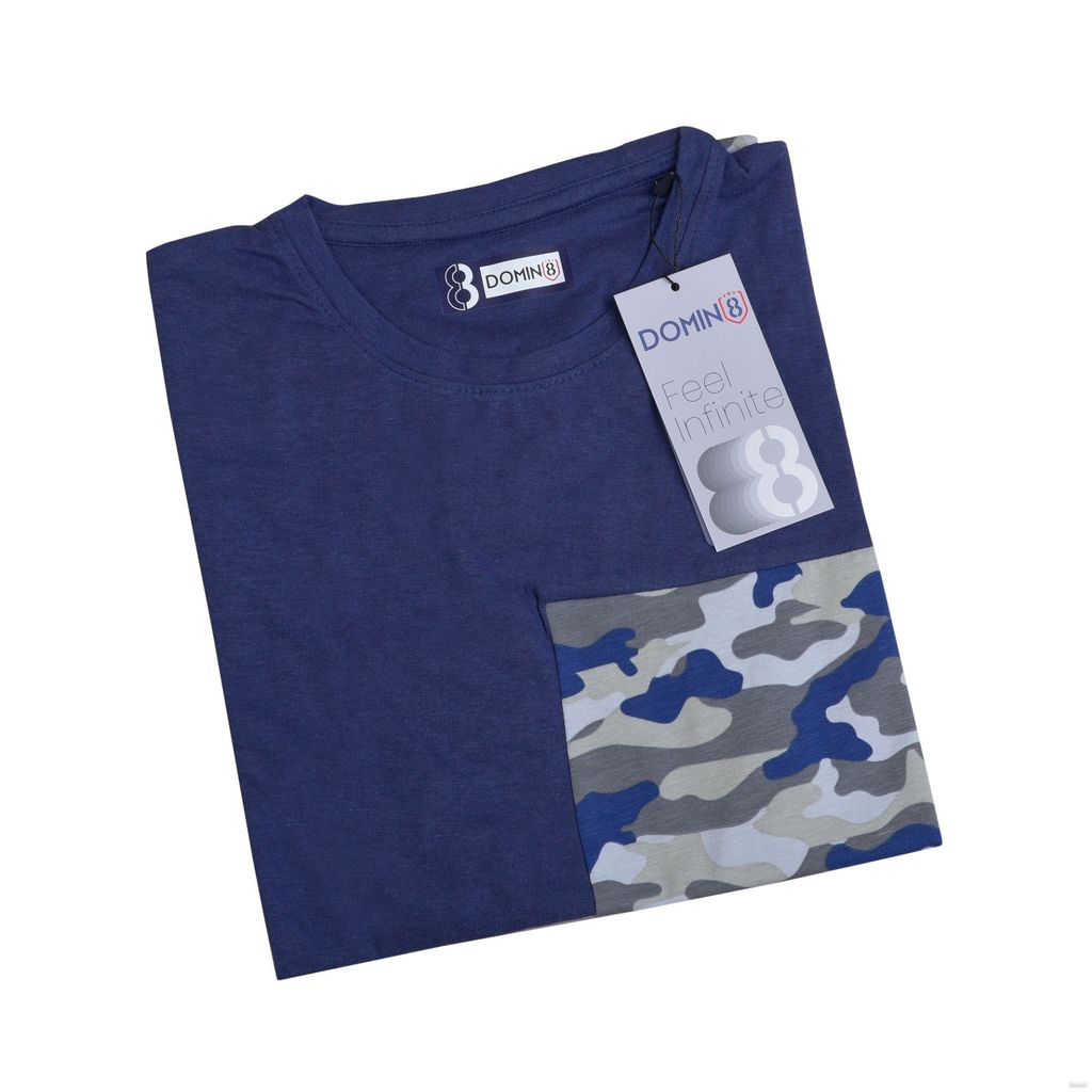 DOMIN8 Men's Camouflage Panel Training Outdoor T-Shirt