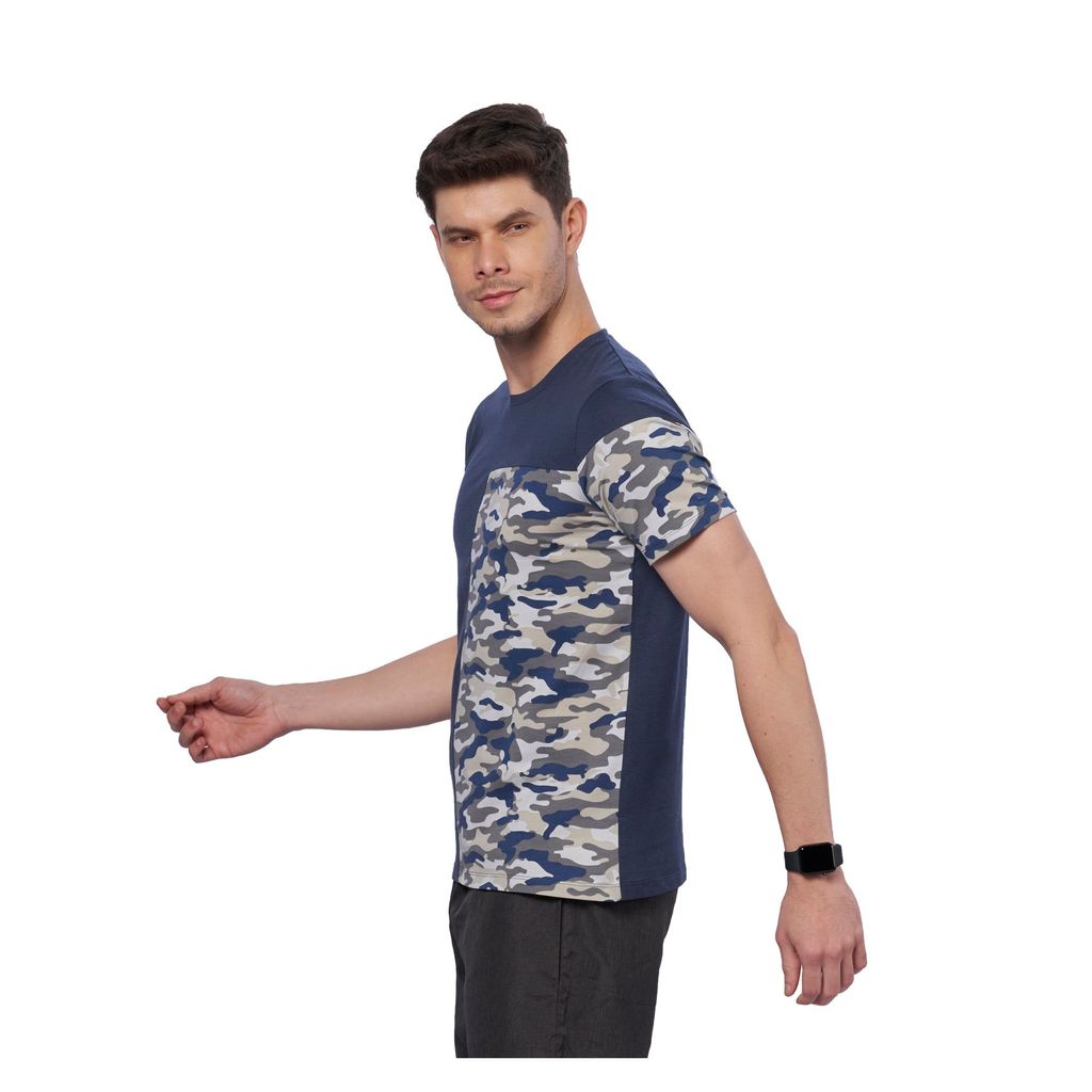 DOMIN8 Men's Camouflage Panel Training Outdoor T-Shirt