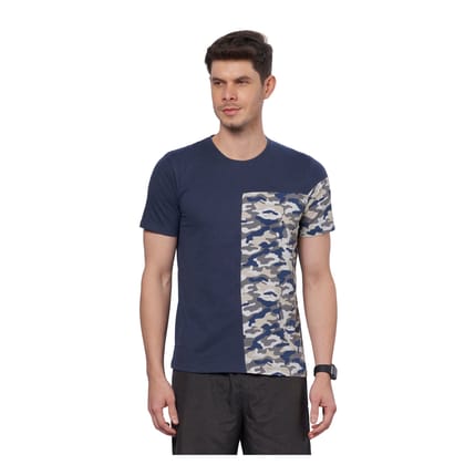 DOMIN8 Men's Camouflage Panel Training Outdoor T-Shirt