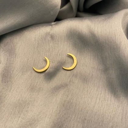 Small Moon Earrings