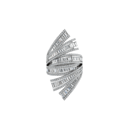 Inspirational Diamond Baguette Ring