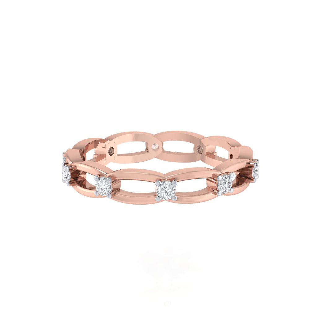 Diamond Link Ring