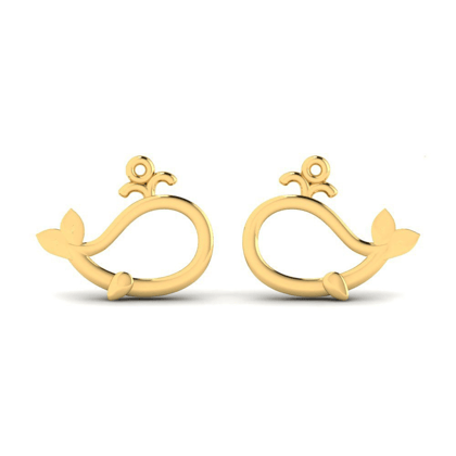 Floating Dolphin Earrings