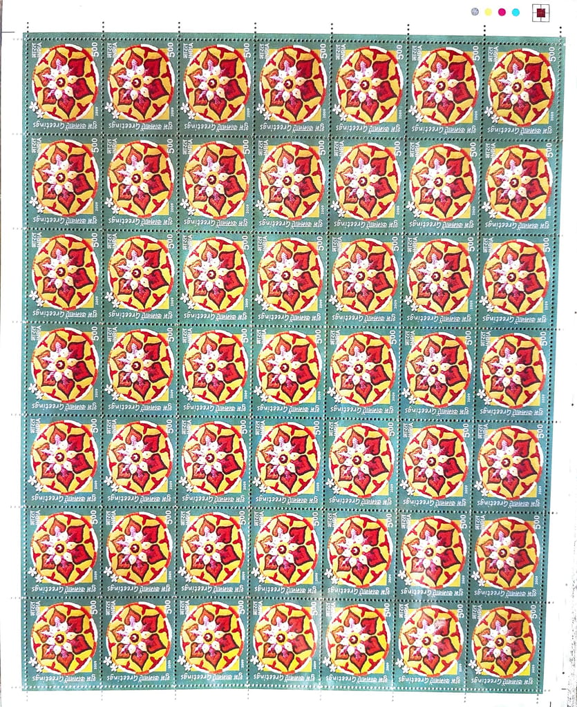 Shobhaphila's Full sheet Stamps 2009 (d) (4 NO.S) - Stationery | Buy online on ZillyBuy