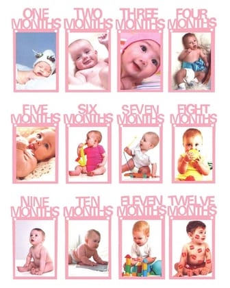 12 Month Photo Frame Banner