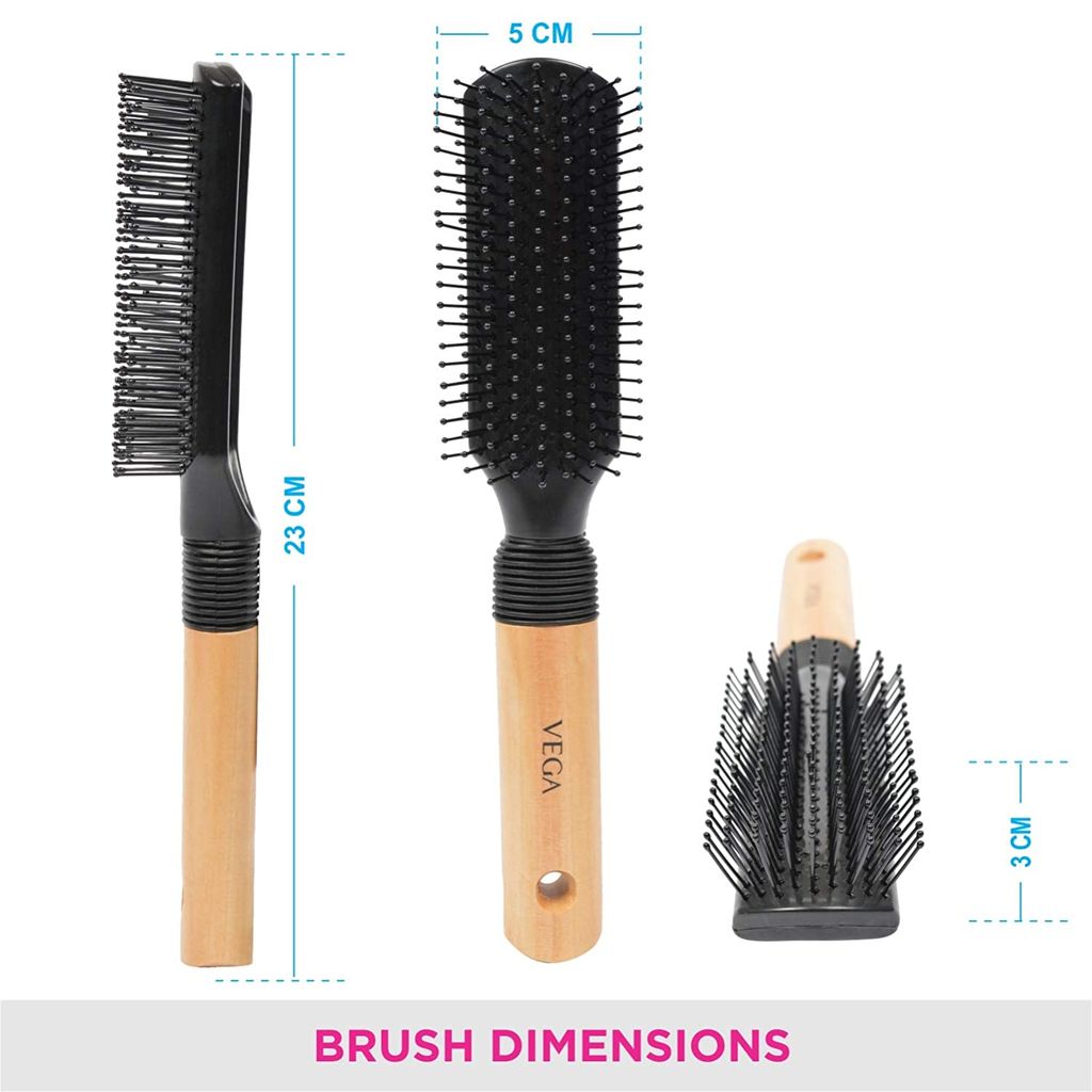 Vega Professional Flat Paddle Hair Brush- E8-FB