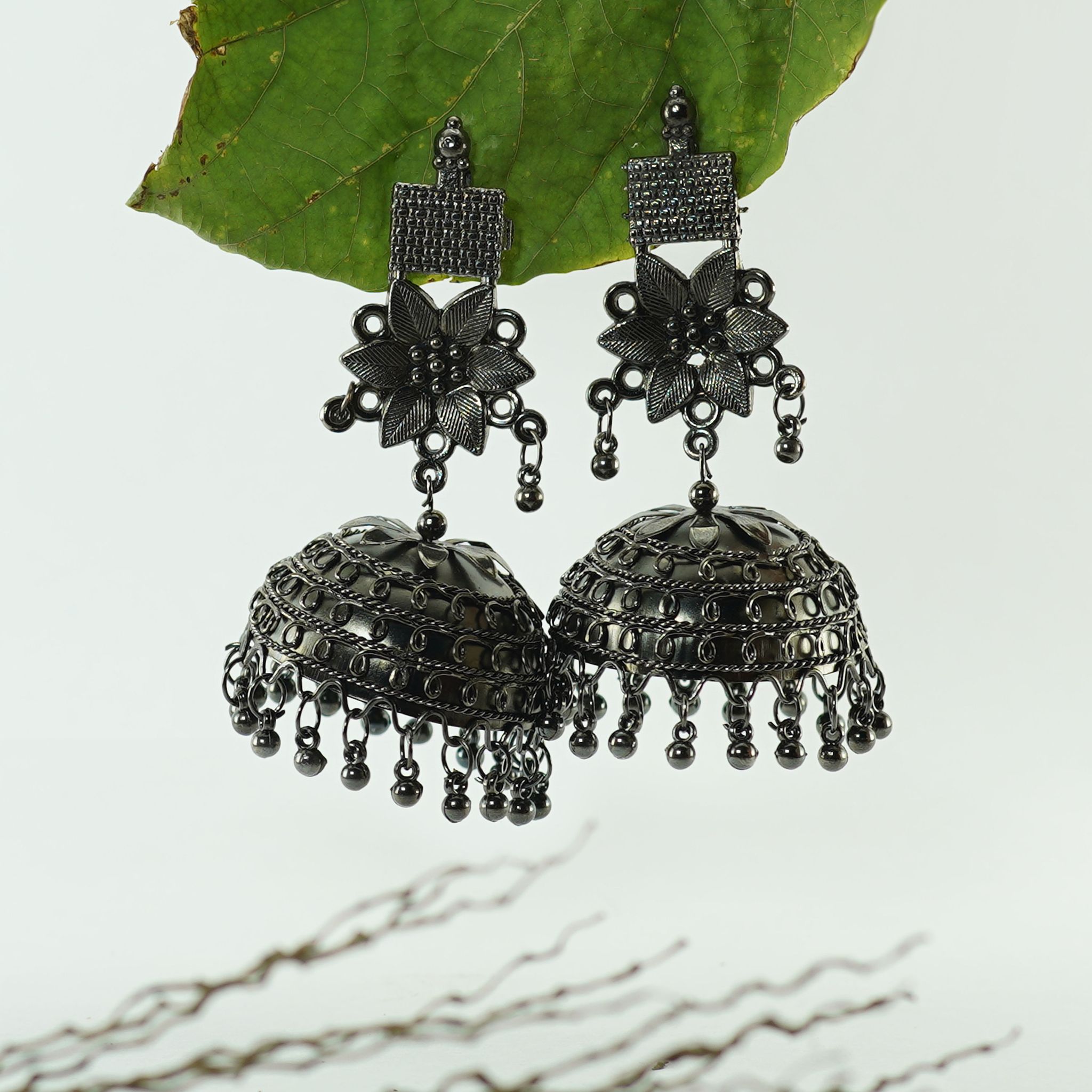 Ethnic Tribal Silver Tone Dangle Earrings | Jewelry | Silver | Gift,  Indian, Handmade