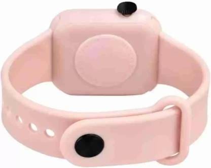pink Digital Latest Kids watch for boys and girls Smartwatch  (Pink Strap, Free Size)
